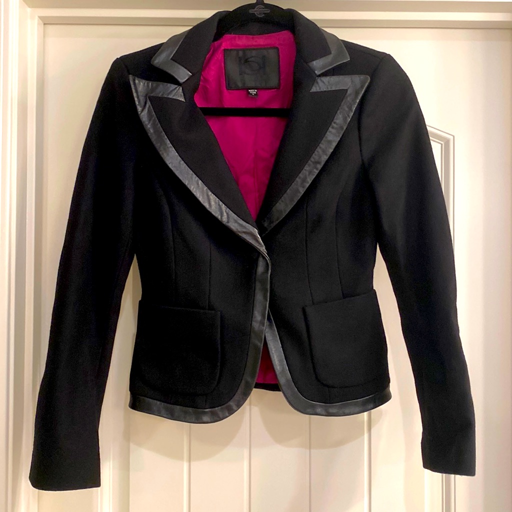 Bebe Black Dress Jacket